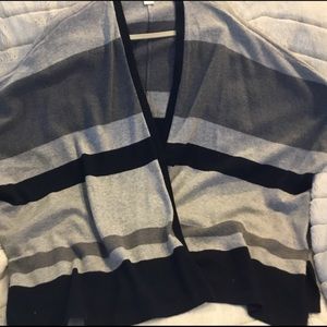 Dressy cape style shawl